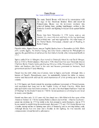 Daniel Boone