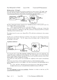 DC Input” the Original Way to Lay Down the Maximum Permitted Power Was in Terms of “DC Input” to the Final Stage