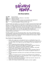 Job Description