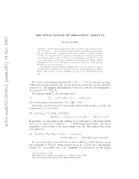 Arxiv:Math/0212058V2 [Math.DG] 18 Nov 2003 Nosbrusof Subgroups Into Rdc C.[Oc 00 Et .].Eape O Uhsae a Spaces Such for Examples 3.2])
