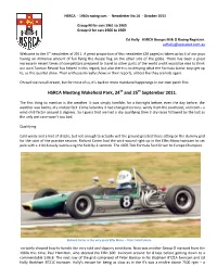 HSRCA Meeting Wakefield Park, 24 and 25 September 2011