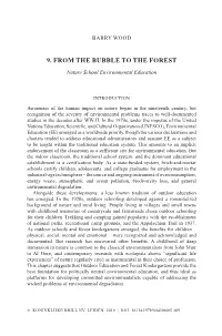 9. from the Bubble to the Forest