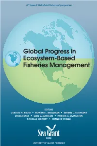 Global Progress in Ecosystem-Based Fisheries Management