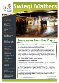 Swieqi Matters JAN 2021 JOURNAL of UPDATES