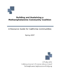 Building and Sustaining a Methamphetamine Community Coalition