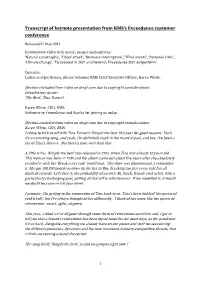 Exceedance Keynote Transcript