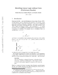Modelling Linear Logic Without Units (Preliminary Results)