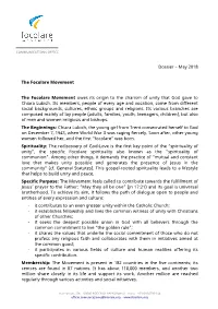 More About the Focolare Movement