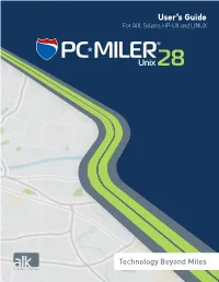 Pc*Miler-Unix 28