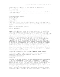 2001 Designated List (PDF)