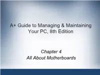 A+ Guide to Managing & Maintaining Your PC, 8Th Edition