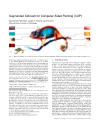 Augmented Airbrush for Computer Aided Painting (CAP)