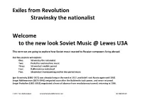 Igor Stravinsky Petrushka