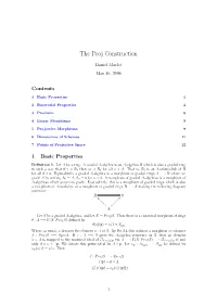 The Proj Construction