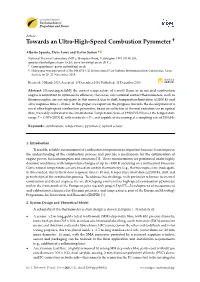 Towards an Ultra-High-Speed Combustion Pyrometer "2279