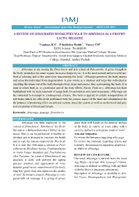 A Review on Dinacharya Modalities WSR to Abhyanga As A