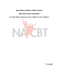 2016-2017 NACBT Handbook