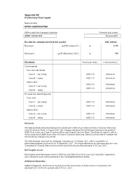 Appendix 4E Preliminary Final Report