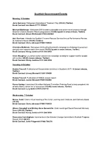Scottish Government Events