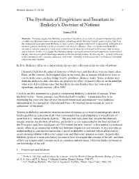 The Synthesis of Empiricism and Innatism in Berkeley's Doctrine Of