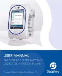 User Manual Is Delivered Subject to the Conditions and Restrictions Listed in This Section