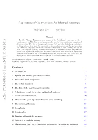 Applications of the Hyperbolic Ax-Schanuel Conjecture