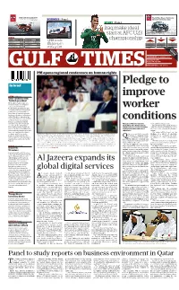 Pledge to Improve Worker Condition S