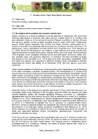 Topic Description F-221 1. Content of the 'Topic Description' Document