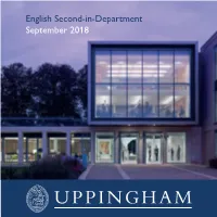 English Second-In-Department