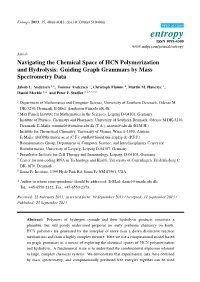 Navigating the Chemical Space of HCN Polymerization and Hydrolysis: Guiding Graph Grammars by Mass Spectrometry Data