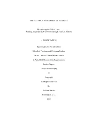 Reading Augustine's De Trinitate Through Jean-Luc Marion a DI