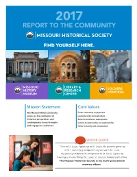 Report to the Community