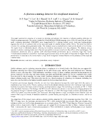 A Photon-Counting Detector for Exoplanet Missions*
