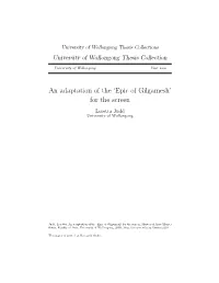 An Adaptation of the 'Epic of Gilgamesh'