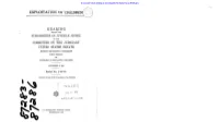EXPLOITATION Or! Tchildren,' COMMIT/Fee on the JUDICIARY