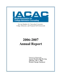 IACAC Annual Report 2006-2007