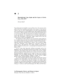 On Photography, History, and Memory in Spain Hispanic Issues on Line Debates 3 (2011)