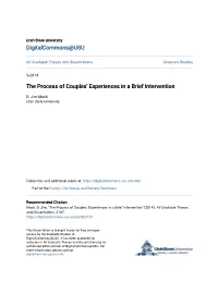 The Process of Couples' Experiences in a Brief Intervention