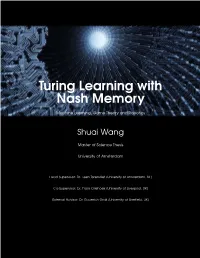Turing Learning with Nash Memory