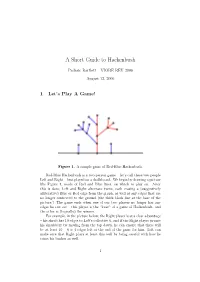 A Short Guide to Hackenbush