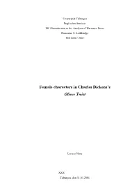 Female Characters in Charles Dickens's Oliver Twist