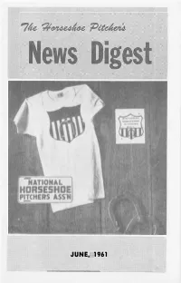 JUNE. 1961 Set the Pace with More Ringers with the 1961 Model