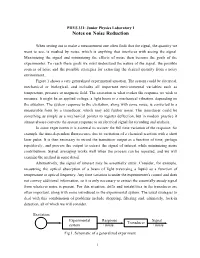 Notes on Noise Reduction