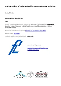 Optimization of Railway Traffic Using Software Solution