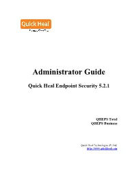 Quick Heal Endpoint Security 5.2.1