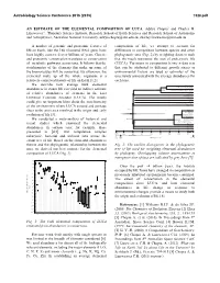 An Estimate of the Elemental Composition of Luca
