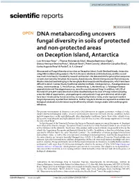 DNA Metabarcoding Uncovers Fungal Diversity in Soils of Protected And