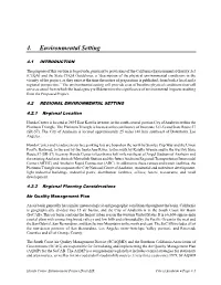 Environmental Setting