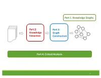 Knowledge Extraction Part 3: Graph