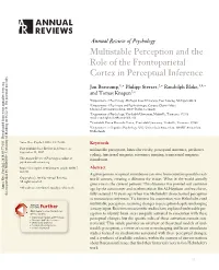 Multistable Perception and the Role of the Frontoparietal Cortex in Perceptual Inference